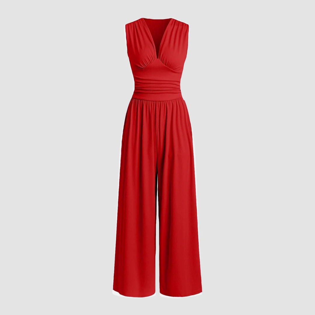 Dorothy Women's Stretch Wide Leg Jumpsuit - VibreMode