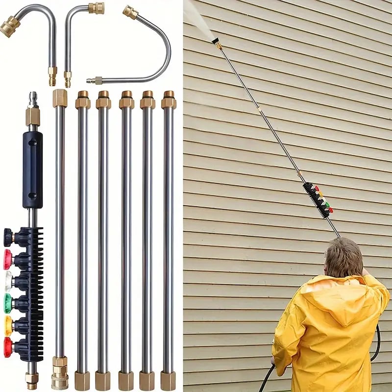 High Pressure Washer Wand Set 4000 PSI Telescoping - VibreMode