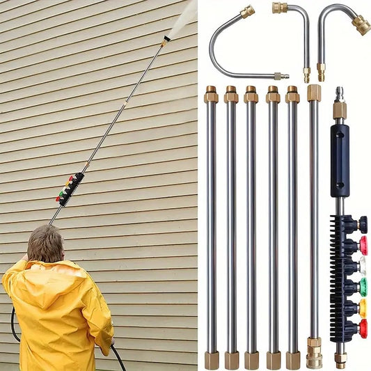 High Pressure Washer Wand Set 4000 PSI Telescoping - VibreMode