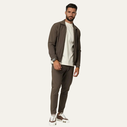 Men's Modern Lounge Wear Set Brown