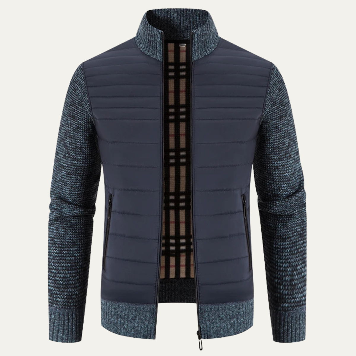 Men's Knit Fleece Winter Jacket