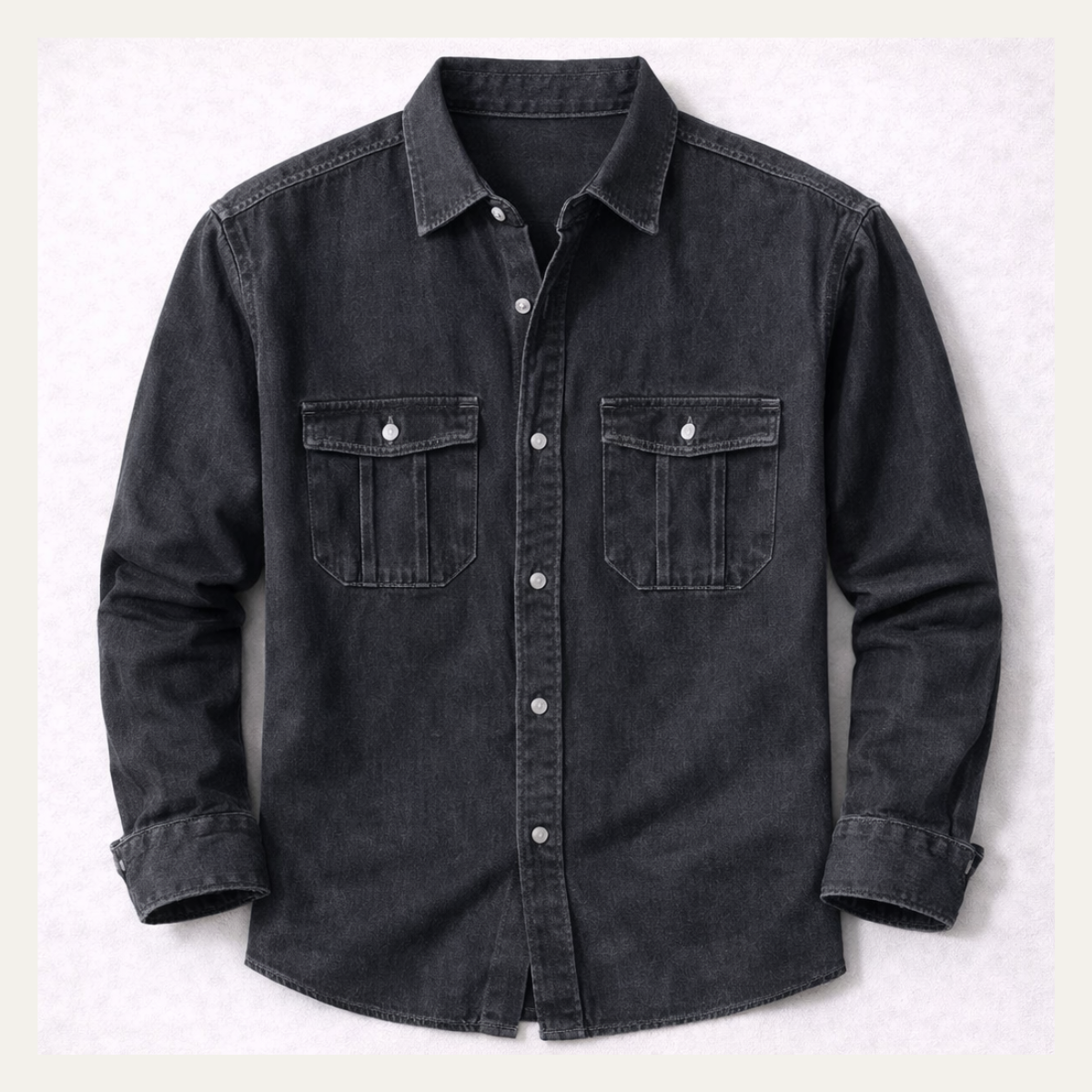 Men's Classic Denim Button Down Shirt
