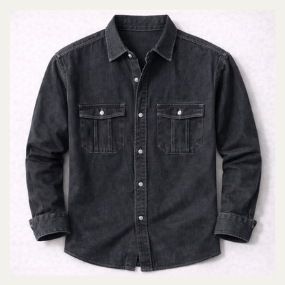 Men's Classic Denim Button Down Shirt