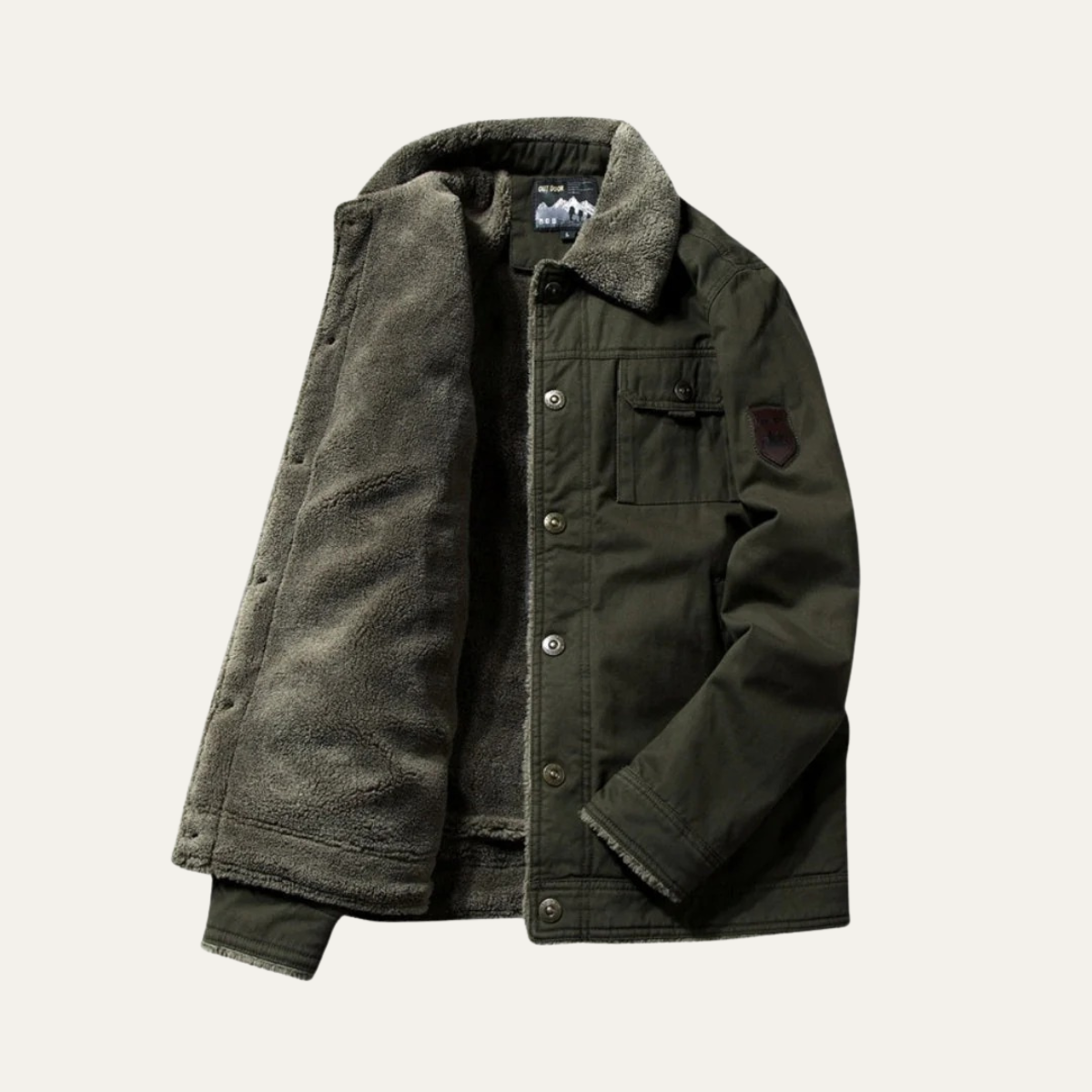 Men's Fleece Sherpa Jacket Warm
