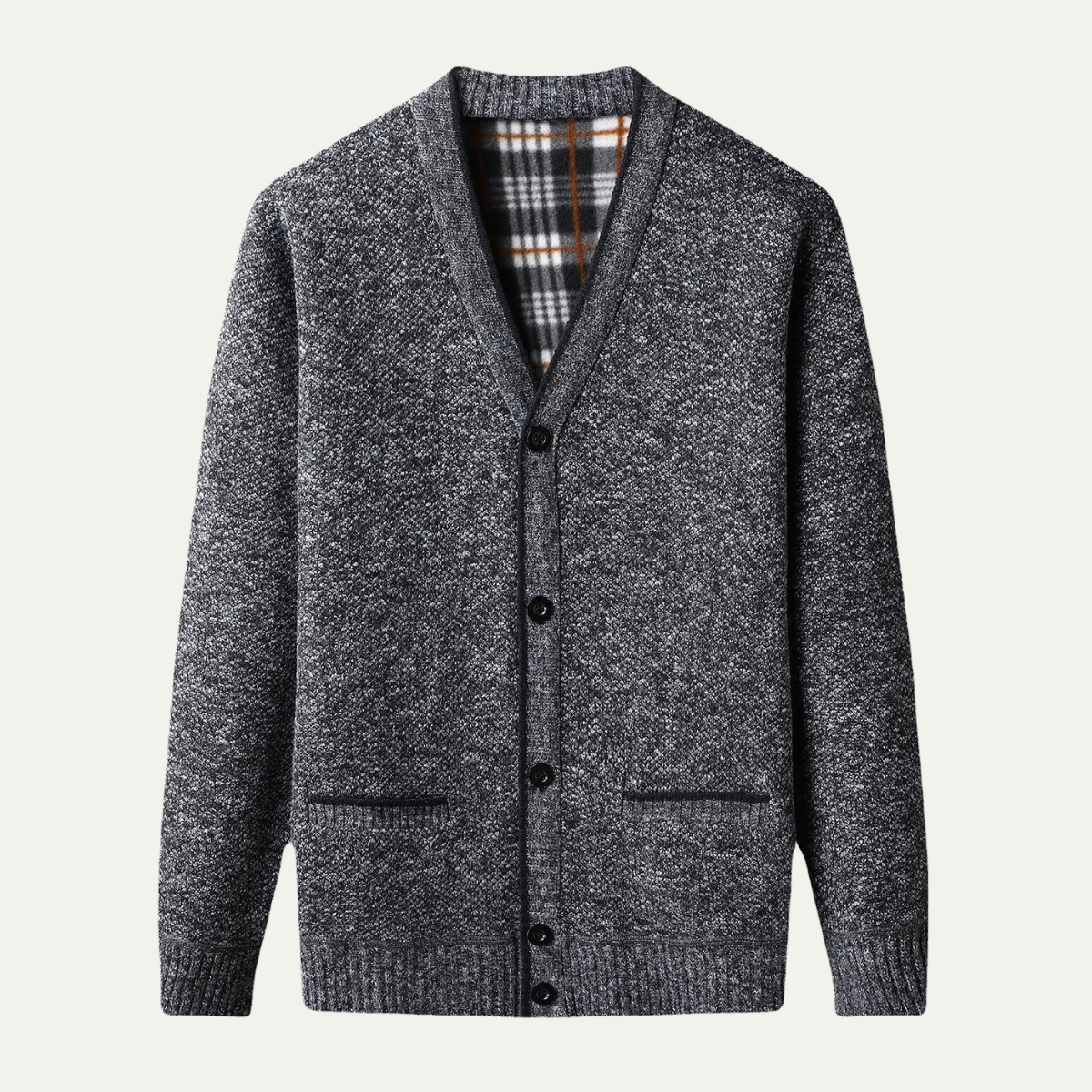 Men's Knitted V Neck Cardigan Warm Casual