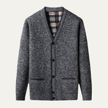 Men's Knitted V Neck Cardigan Warm Casual