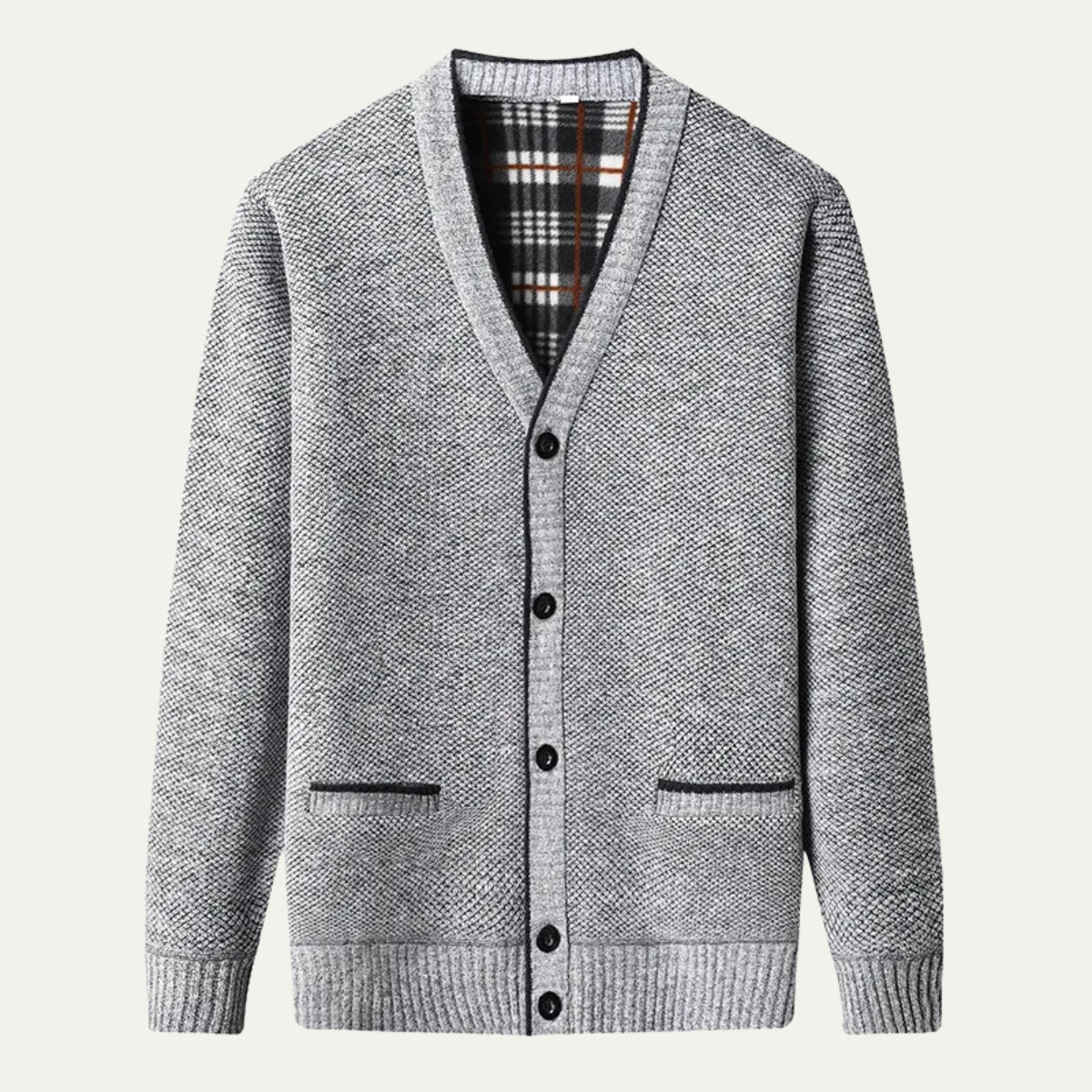 Men's Knitted V Neck Cardigan Warm Casual