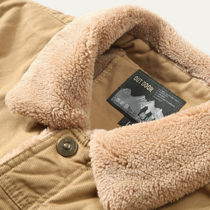 Men's Fleece Sherpa Jacket Warm