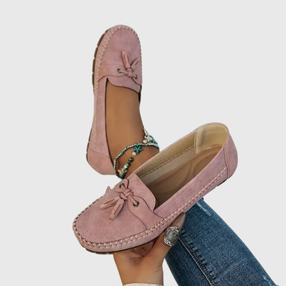 Cozy Slip On Leather Loafers