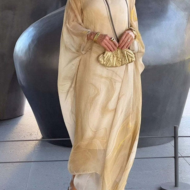 Elegant Floral Maxi Dress