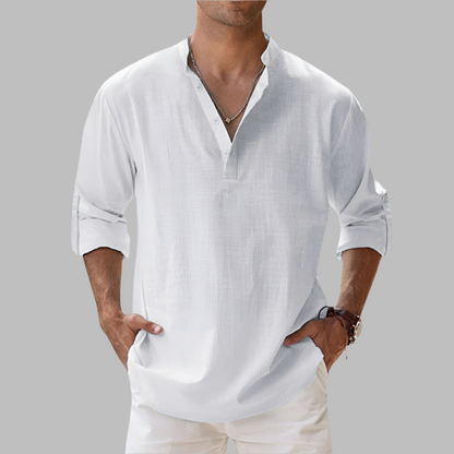 Men's Linen Summer Shirt Relaxed Fit