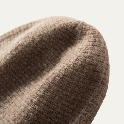 Westbury Women's Cashmere Beanie Ribbed Knit
