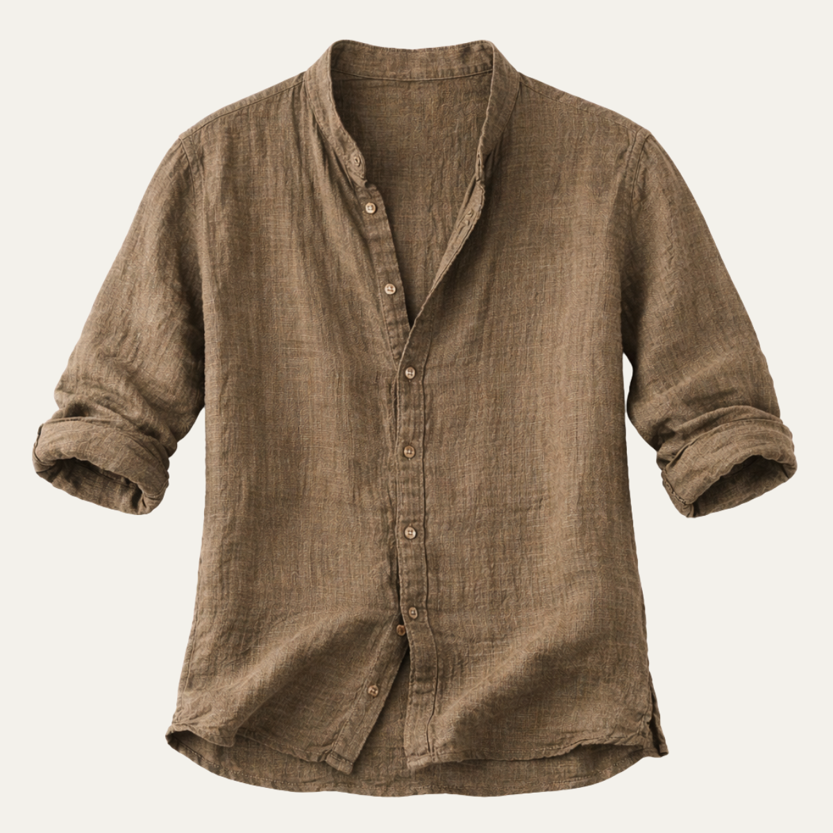 Men's Relaxed Fit Linen Shirt - VibreMode