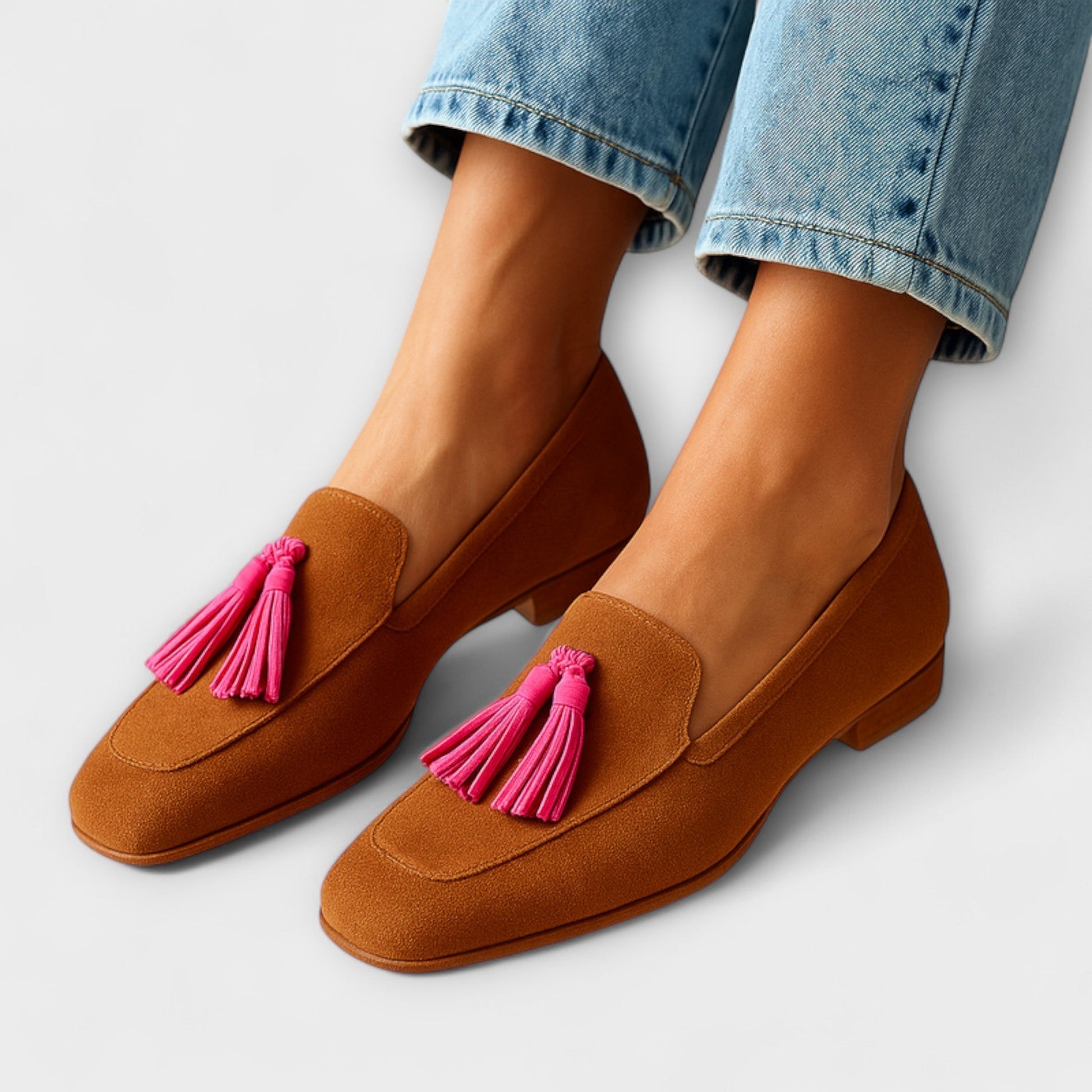 Comfortable Women's Slip On Loafers - VibreMode