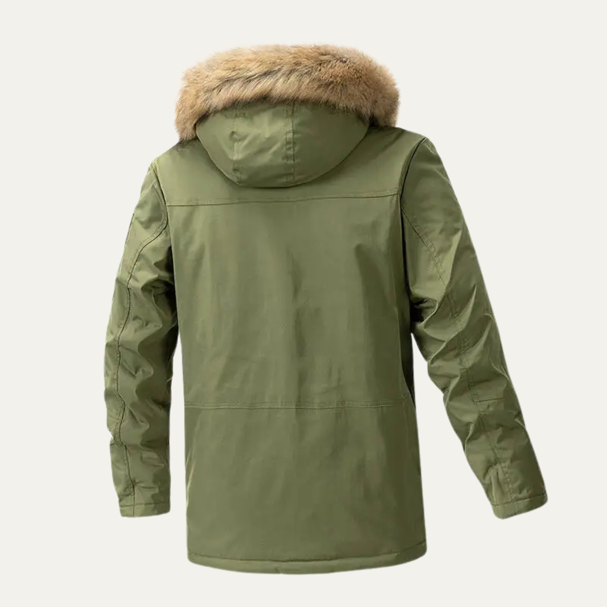 Tropea Men's Cotton Padded Jacket Fur Collar