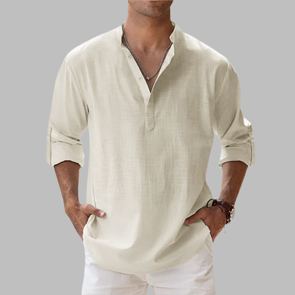 Men's Linen Summer Shirt Relaxed Fit