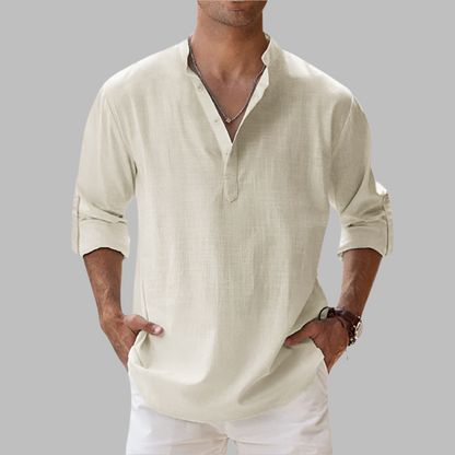 Men's Linen Summer Shirt Relaxed Fit