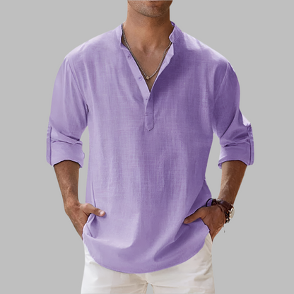 Men's Linen Summer Shirt Relaxed Fit