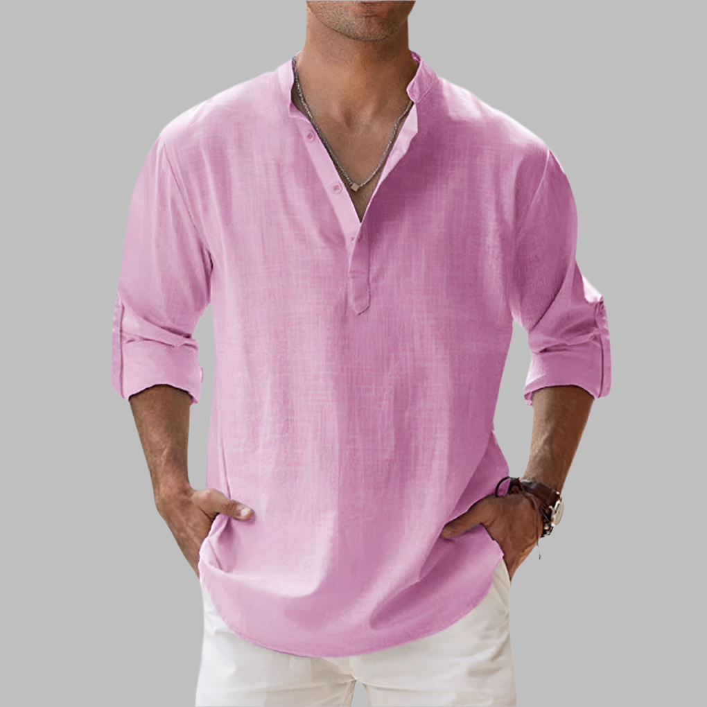Men's Linen Summer Shirt Relaxed Fit