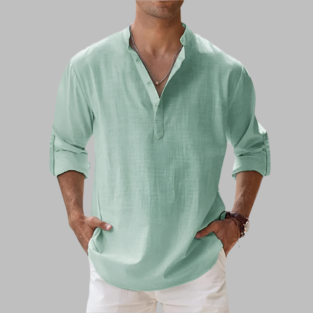 Men's Linen Summer Shirt Relaxed Fit
