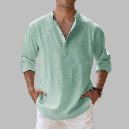 Men's Linen Summer Shirt Relaxed Fit