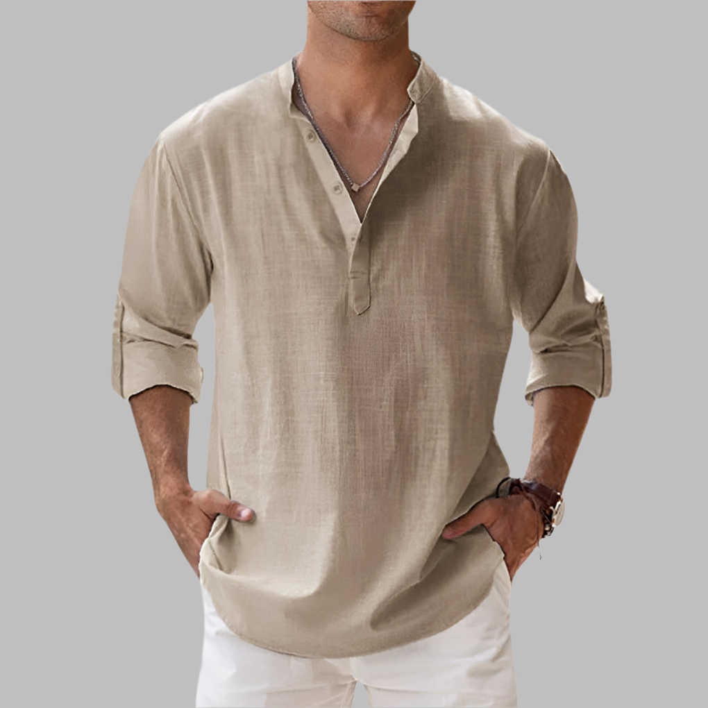 Men's Linen Summer Shirt Relaxed Fit