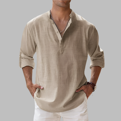 Men's Linen Summer Shirt Relaxed Fit