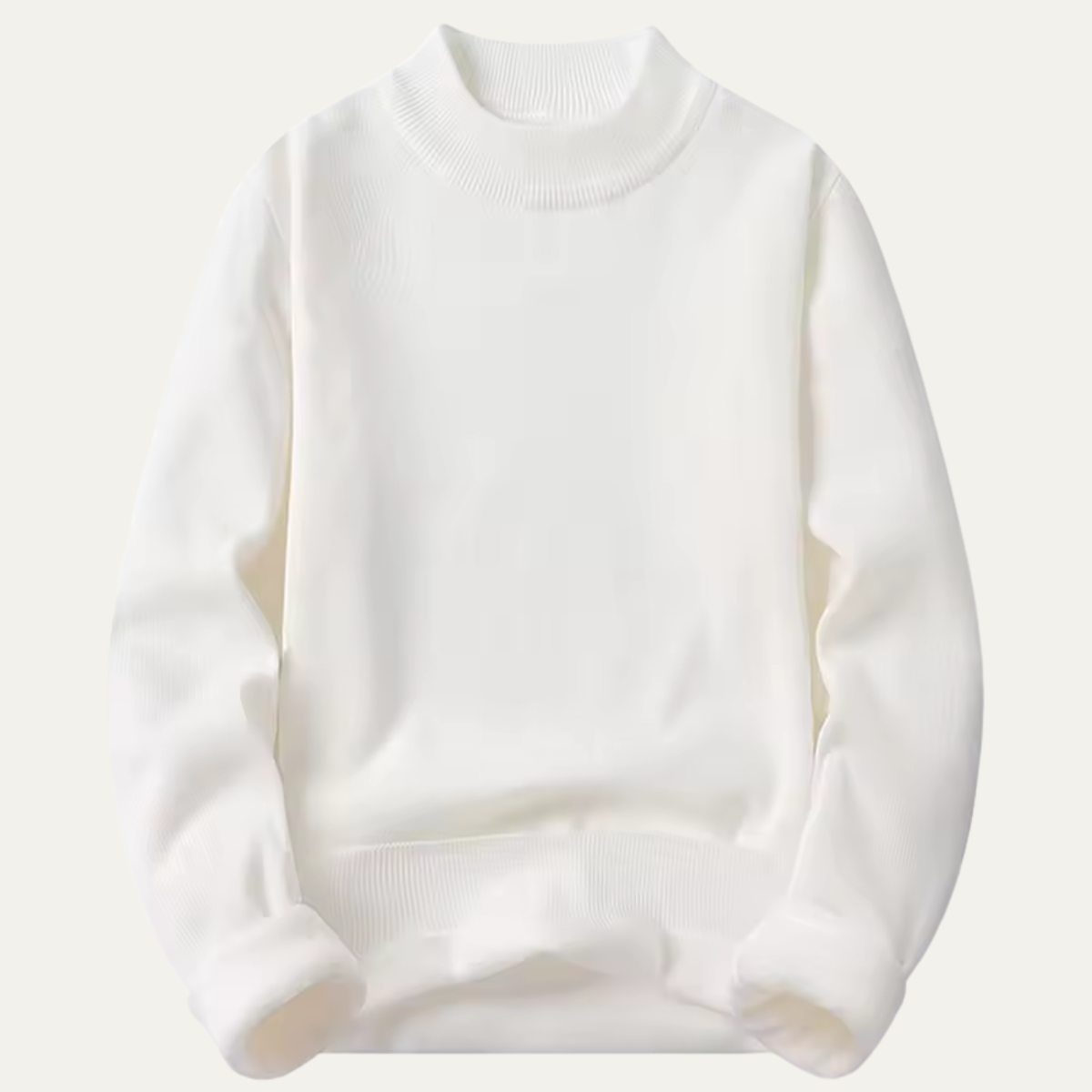 Men's Fleece Lined Crew Neck Sweater