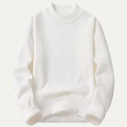 Men's Fleece Lined Crew Neck Sweater