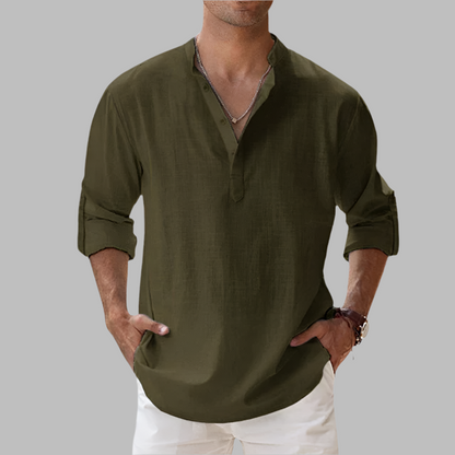Men's Linen Summer Shirt Relaxed Fit