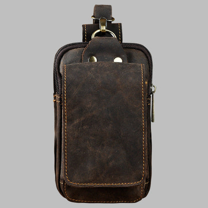 Men's Leather Hip Bag
