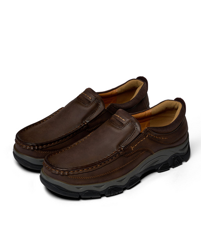 Men's Slip-On Loafers Round Toe Casual - VibreMode