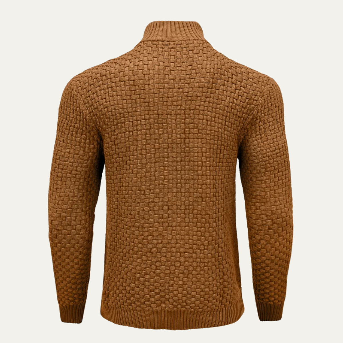 Women's Winter Half Zip Knitted Sweater