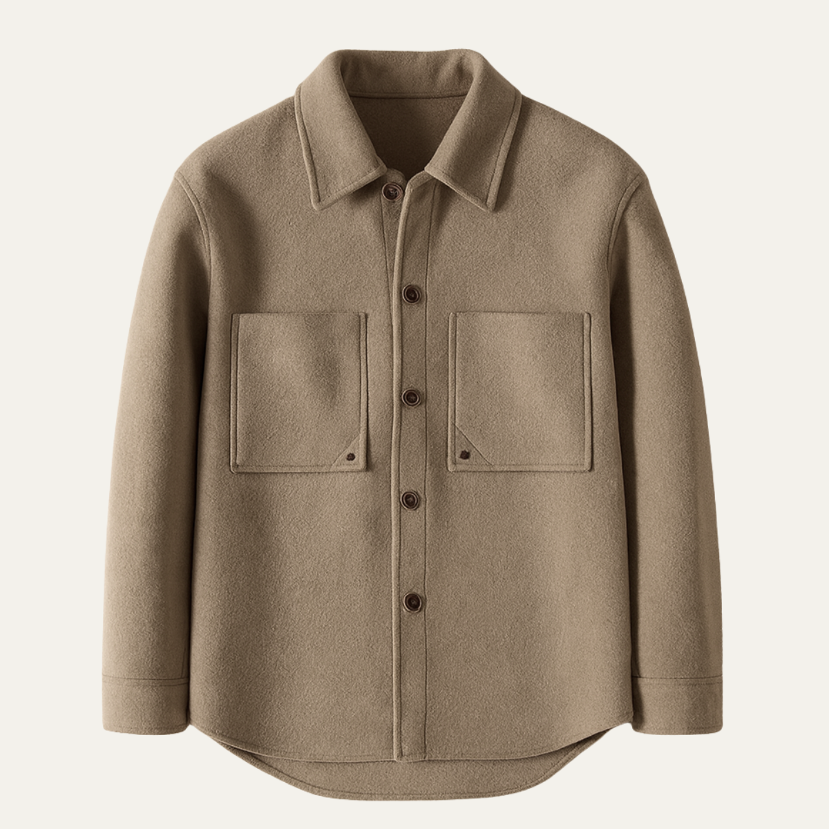 Men's Wool Lapel Jacket Thick Warm Classic - VibreMode