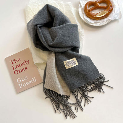Women's Reversible Soft Silk Scarf