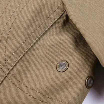 Men's Cotton Blazer Lightweight Beige