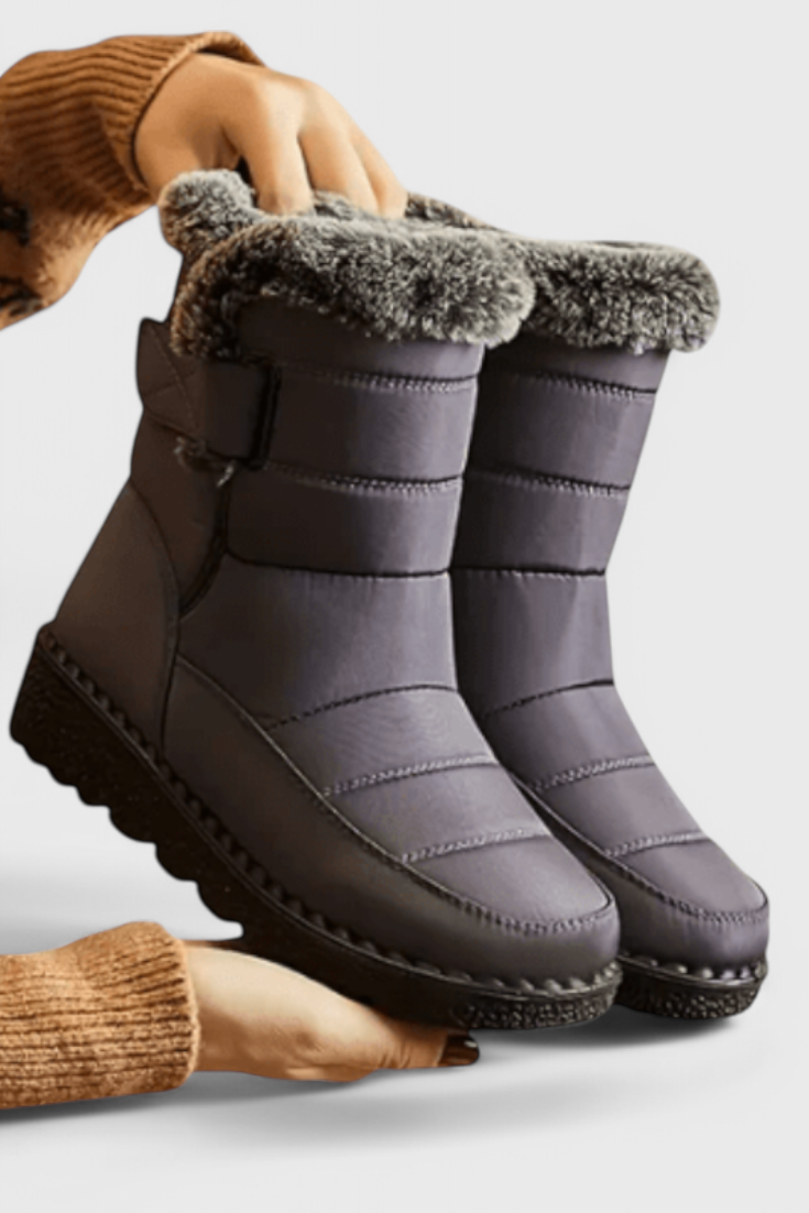 Waterproof Hiking Boots with Grip Soles