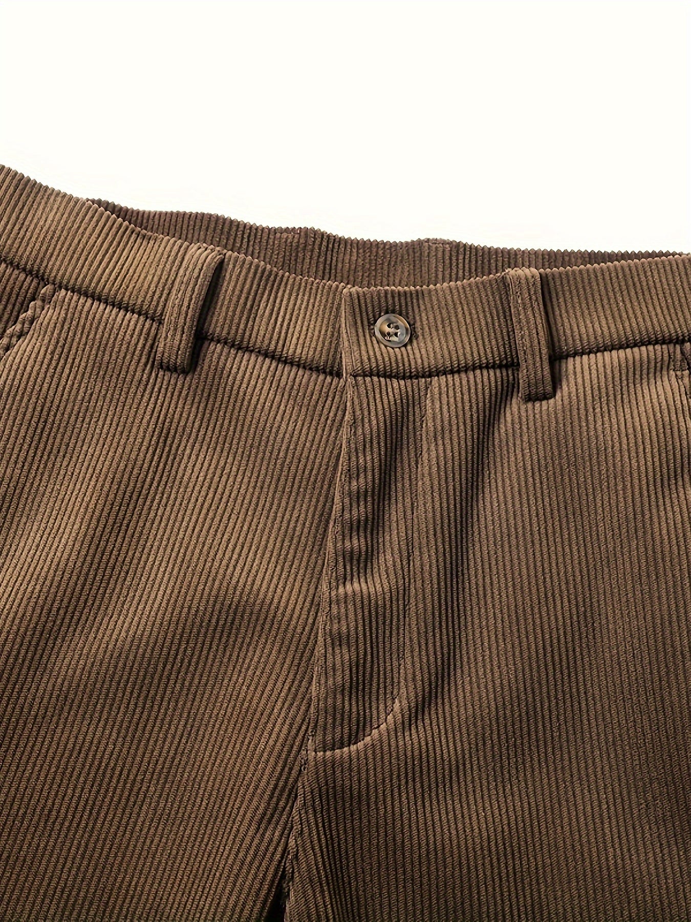 Rugged Textured Cord Pants