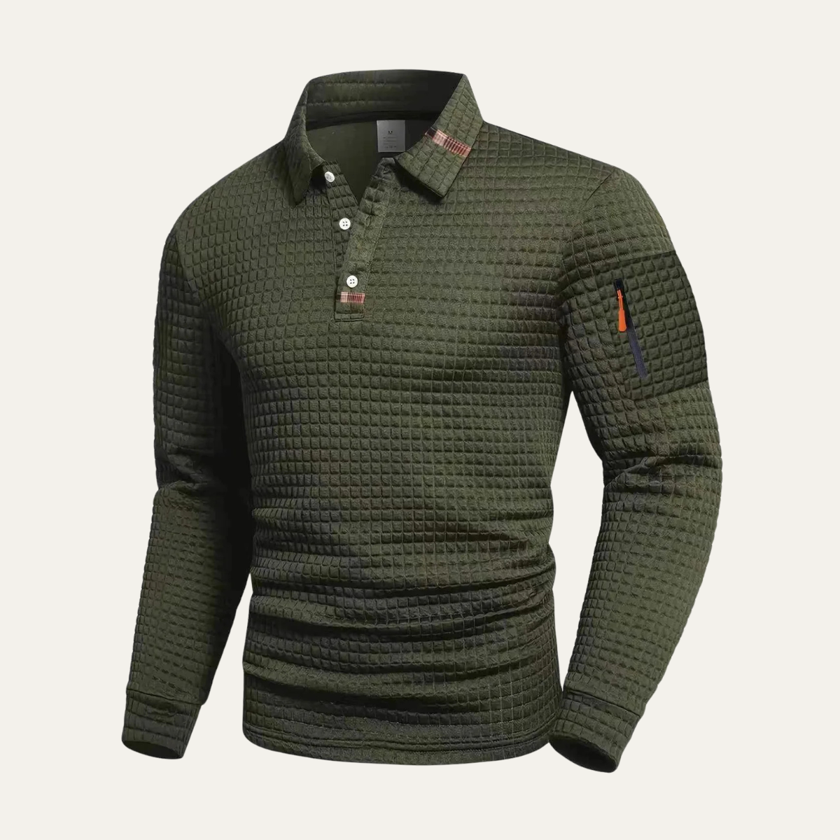 Men's Long Sleeve Golf Polo Quick Dry Shirt