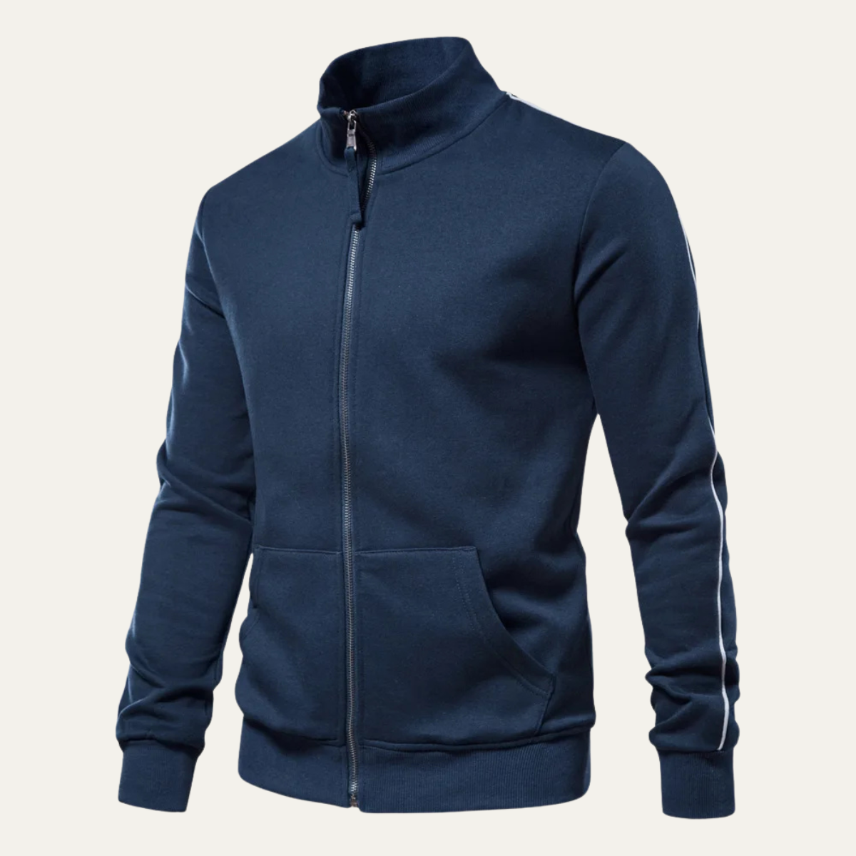 Men's Slim Fit Cotton Sweater Zip Up Casual