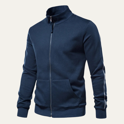 Men's Slim Fit Cotton Sweater Zip Up Casual