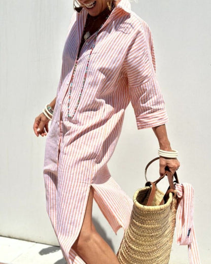 Classic Nautical Stripe Sundress for Women