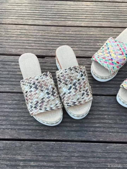 Women's Woven Wedge Sandals