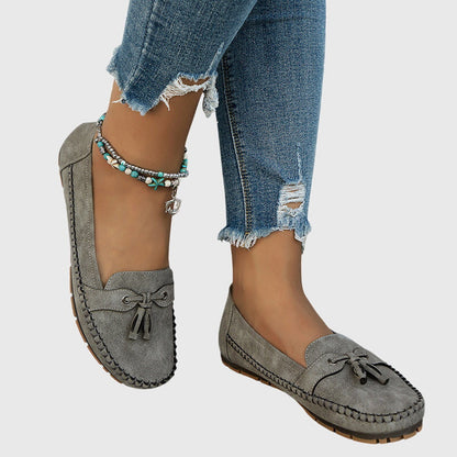 Cozy Slip On Leather Loafers