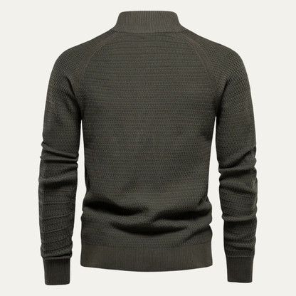 Men's Cotton Cardigan Knitted Button Front Winter