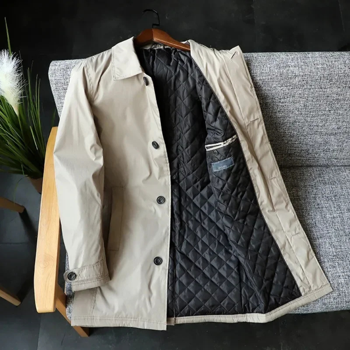 Men's Classic Rain Coat Lightweight Waterproof