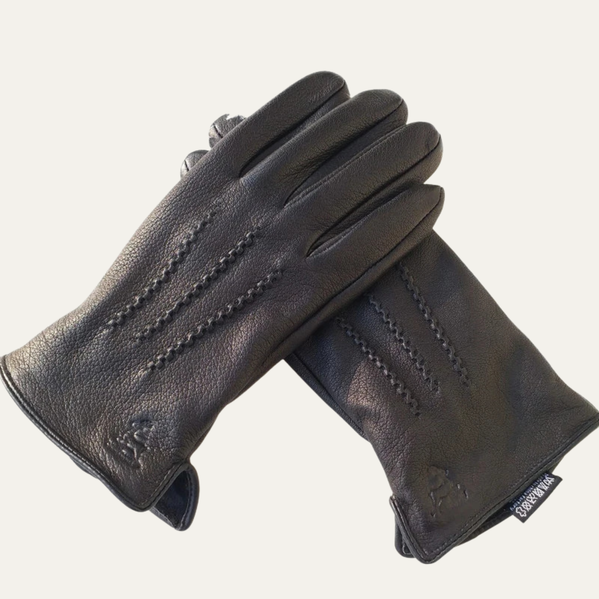 Men's Leather Winter Gloves - VibreMode