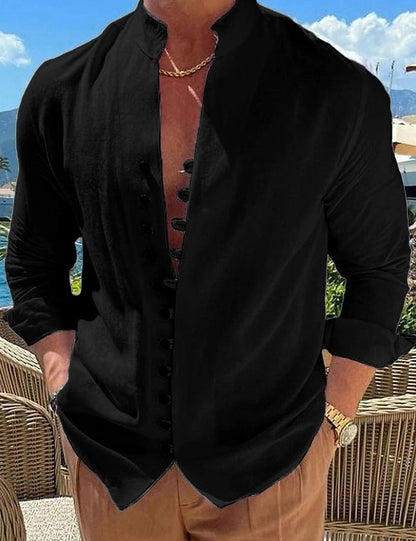 Men's Long Sleeve Cotton Shirt