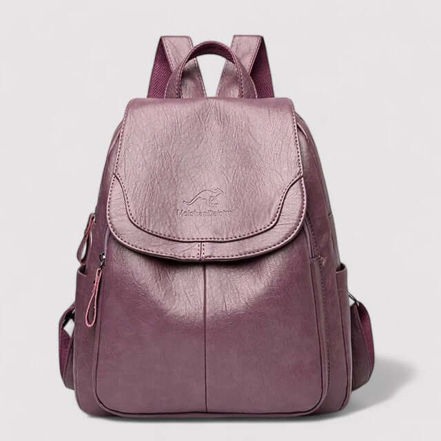Luxe Faux Leather Backpack