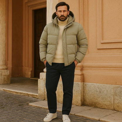 Men's Waterproof Down Puffer Jacket